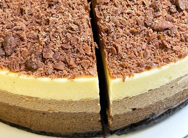 Три шоколади cheesecake